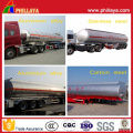 Volumen Personalizado Heavy Duty Chemical Tanker Transport Semi Trailer